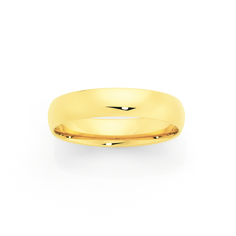 18k yellow Fairtrade Gold wedding bands - handmade by Amanda Li Hope