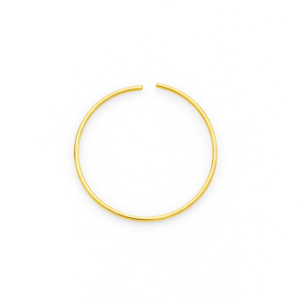9ct Gold 0.4x10mm Nose Ring