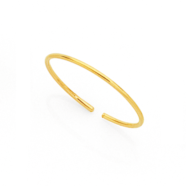 9ct Gold 0.4x8mm Nose Ring