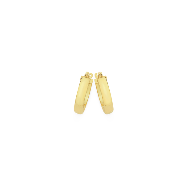 9ct Gold 10mm Hoop Earrings