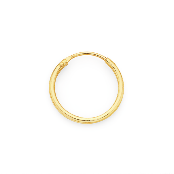 9ct Gold 1.2x10mm Nose Ring