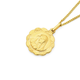 9ct Gold 16mm Madonna Medallion Pendant