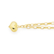 9ct Gold 18.5cm Hollow Belcher Bracelet