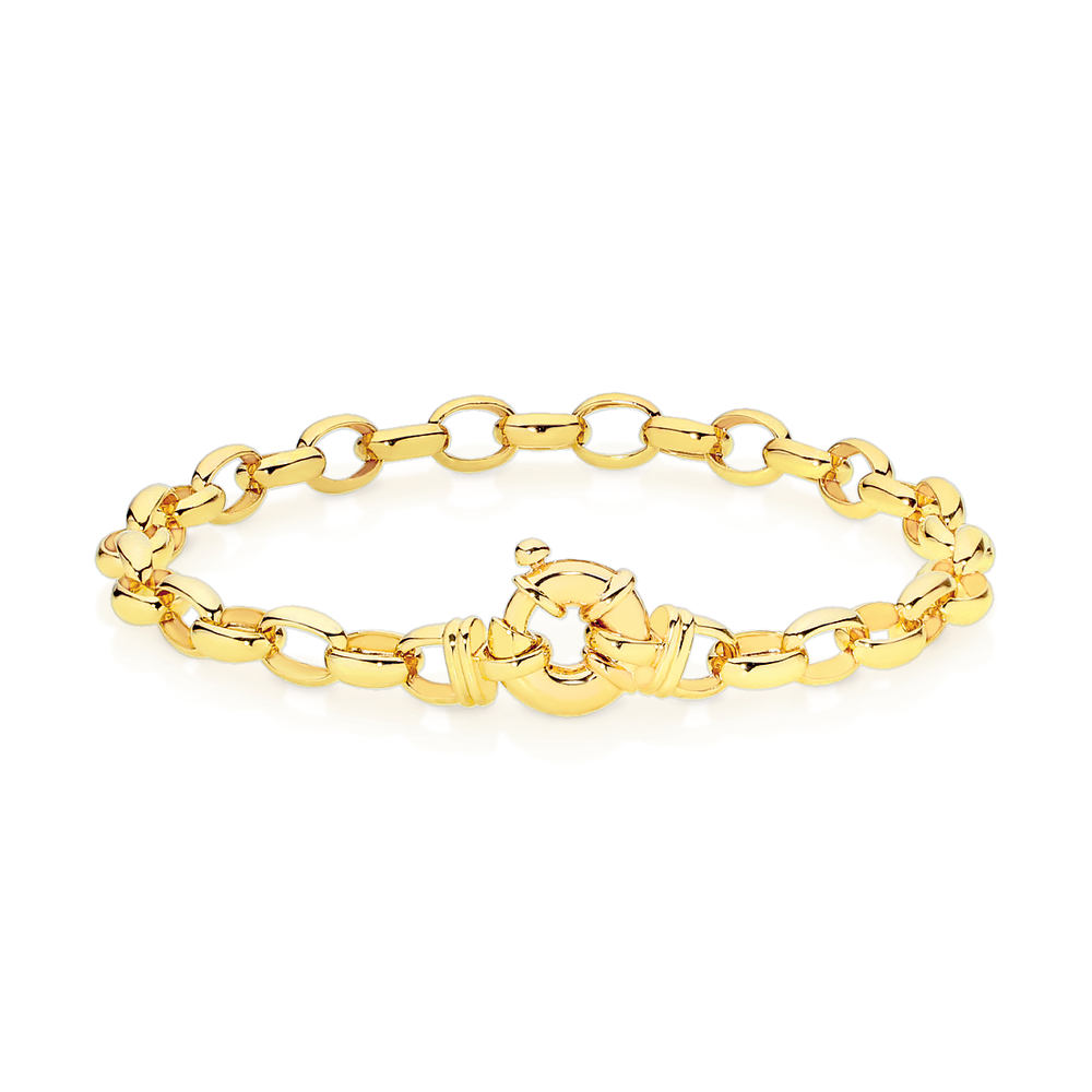 9ct Gold Belcher Bracelet – Albone