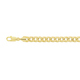 9ct Gold 21cm Concave Curb Bracelet