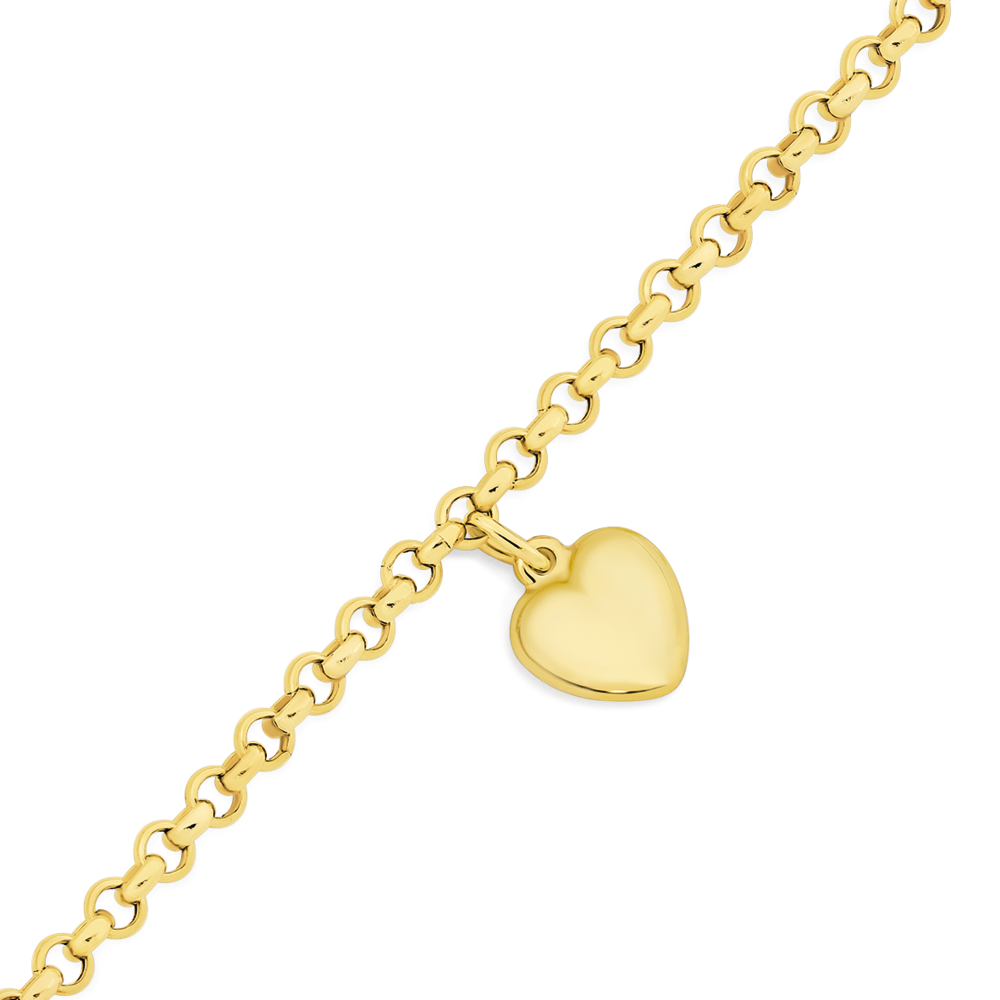 9ct yellow cheap gold anklet