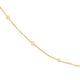 9ct Gold 25cm Multi Beads Anklet