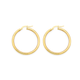 9ct Gold 30mm Hoop Earrings