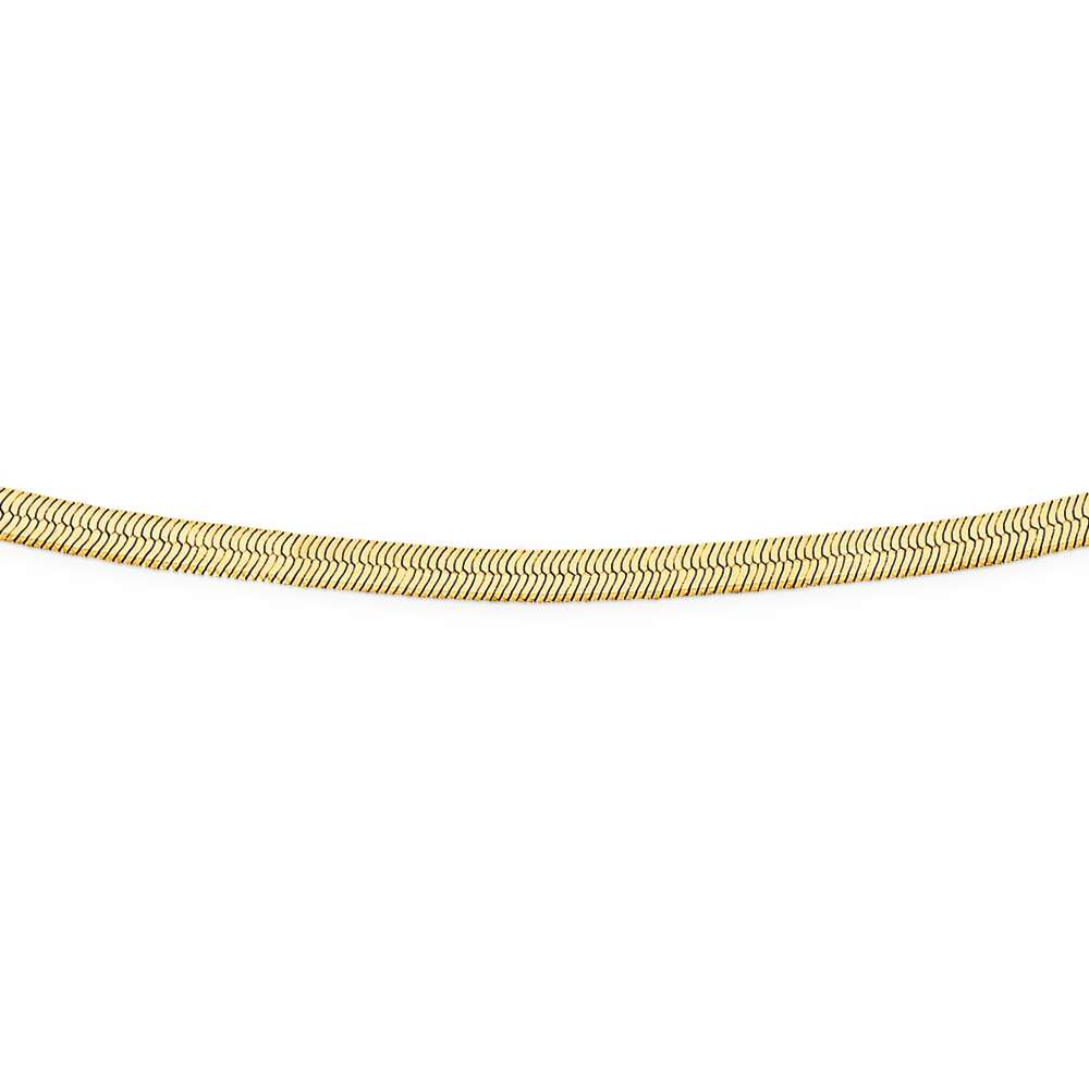 Amazon.com: 18k Gold-Flashed Sterling Silver Serpentine Nickel Free Chain  Necklace Italy, 16