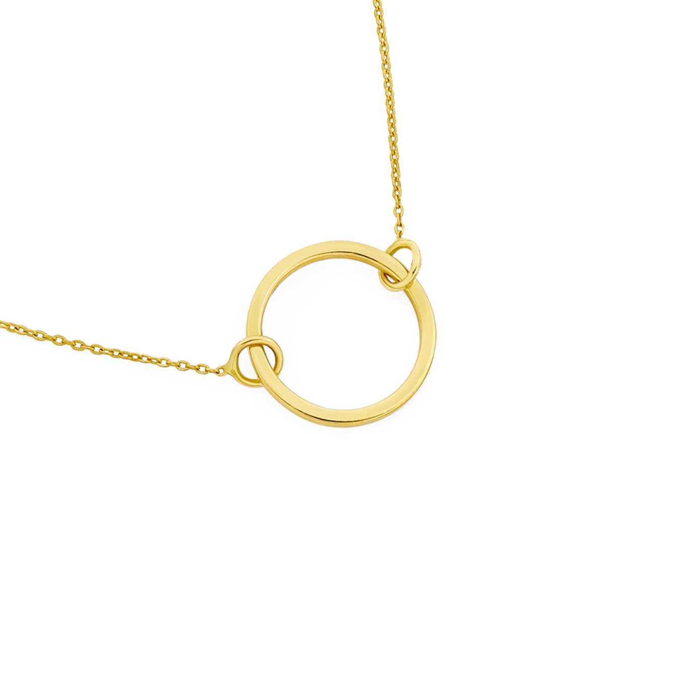 9ct Gold 45cm Solid Criss Cross Chain | Necklaces | Goldmark AU