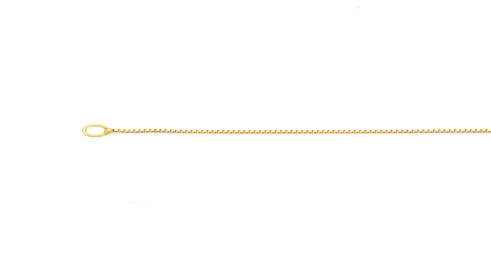 9ct Gold 45cm Solid Box Chain | Goldmark (AU)