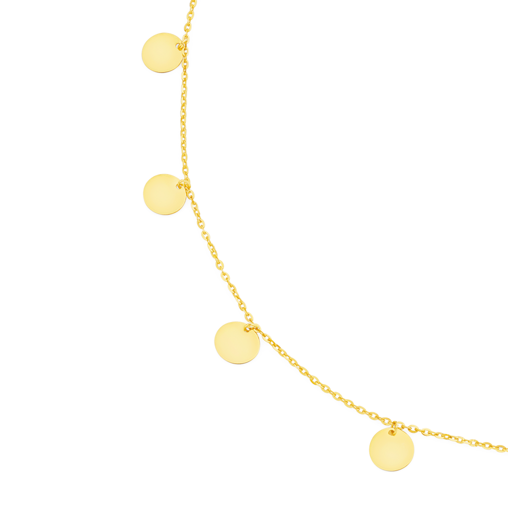 Multi Disc Paw Print Necklace – My Millie Jewelry