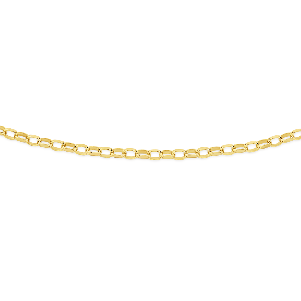 Pre-Owned 9ct Yellow Gold 30 Inch Belcher Chain Necklace