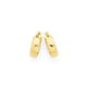 9ct Gold 4x10mm Polished Hoop Earrings