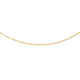9ct Gold 50cm Solid Figaro 5+1 Chain