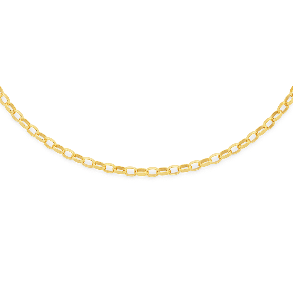 18k gold filled GF bolt ring clasp solid belcher chain Necklace | eBay