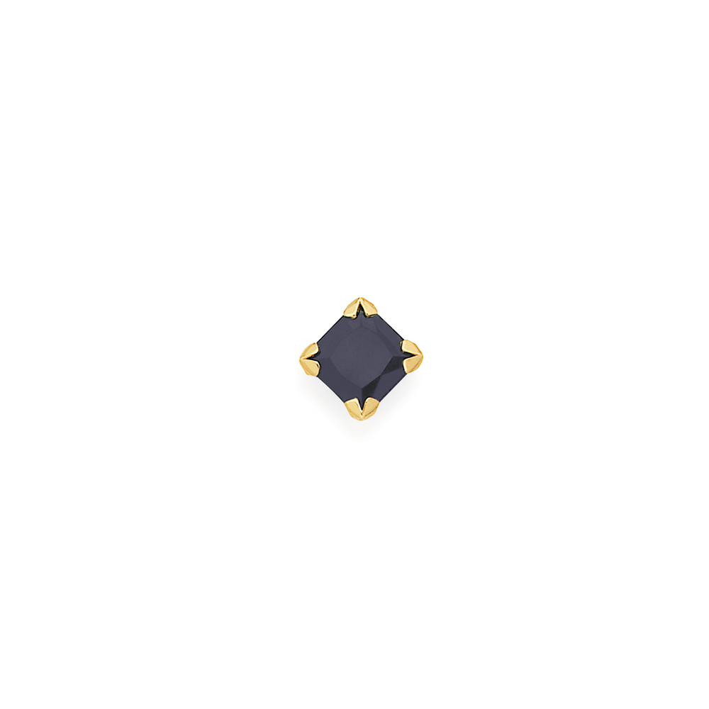 Black cubic zirconia stud earrings 2025
