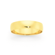 9ct Gold 5mm Half Round Wedding Ring - Size V