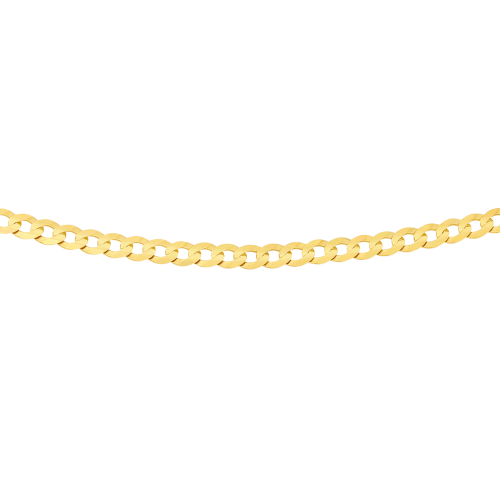 9ct Gold 55cm Solid Rounded Box Chain Goldmark AU