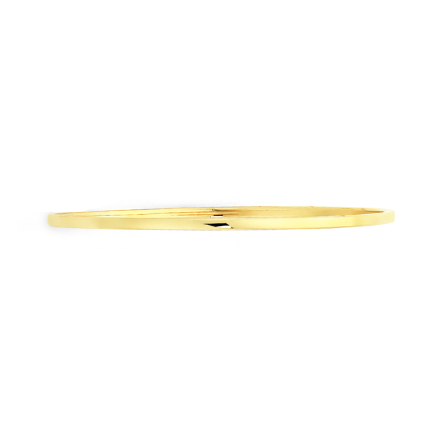 9ct Gold 65mm Hollow Square Tube Bangle