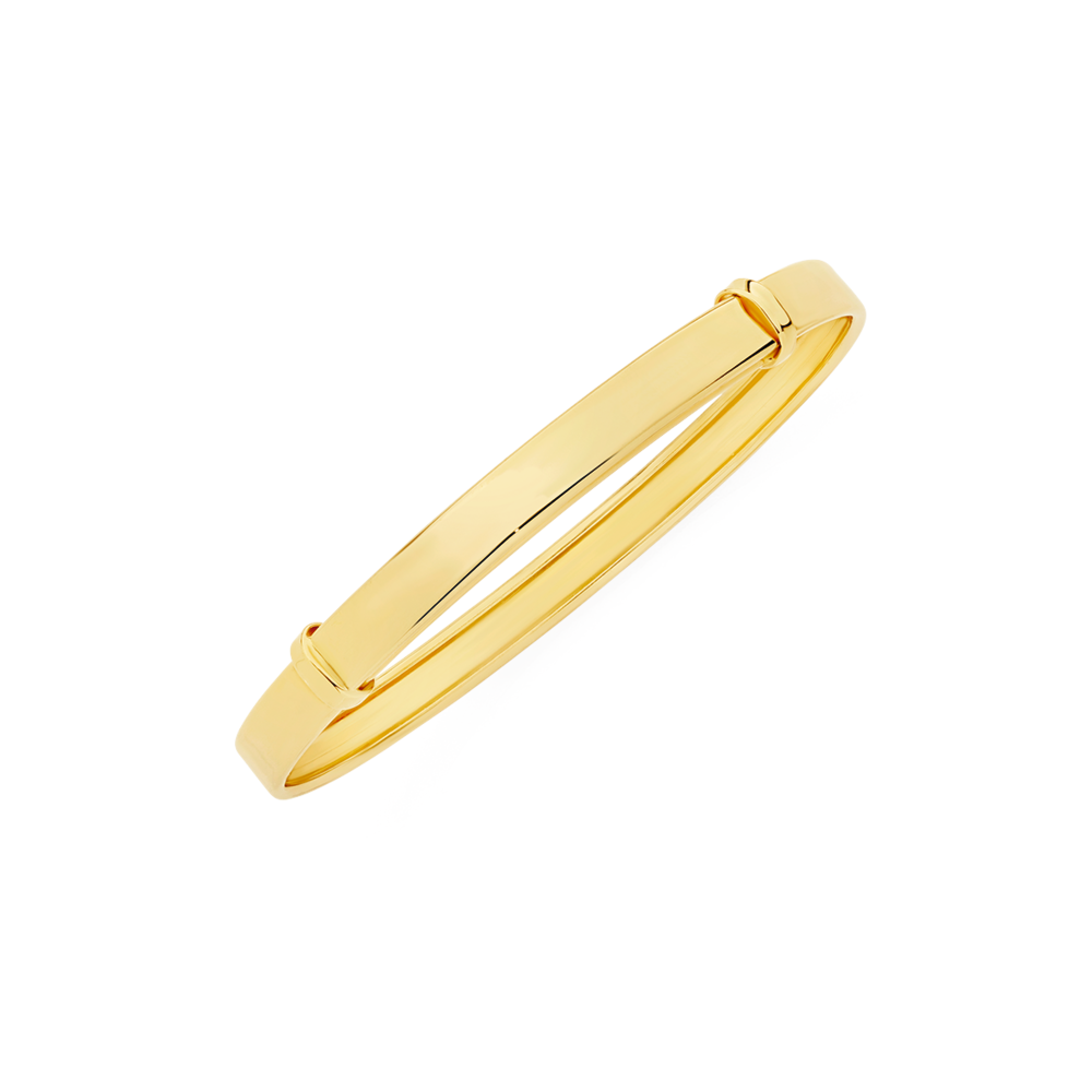 14K White Gold Hinged Engraved Baby Bangle Bracelet | Quality Gem LLC |  Bethel, CT