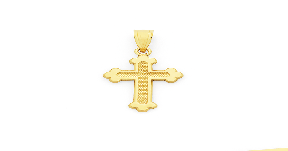 9ct Gold Children's Cross Pendant Goldmark (AU)