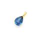 9ct Gold Created Sapphire Pendant