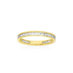 9ct Gold Cubic Zirconia Band