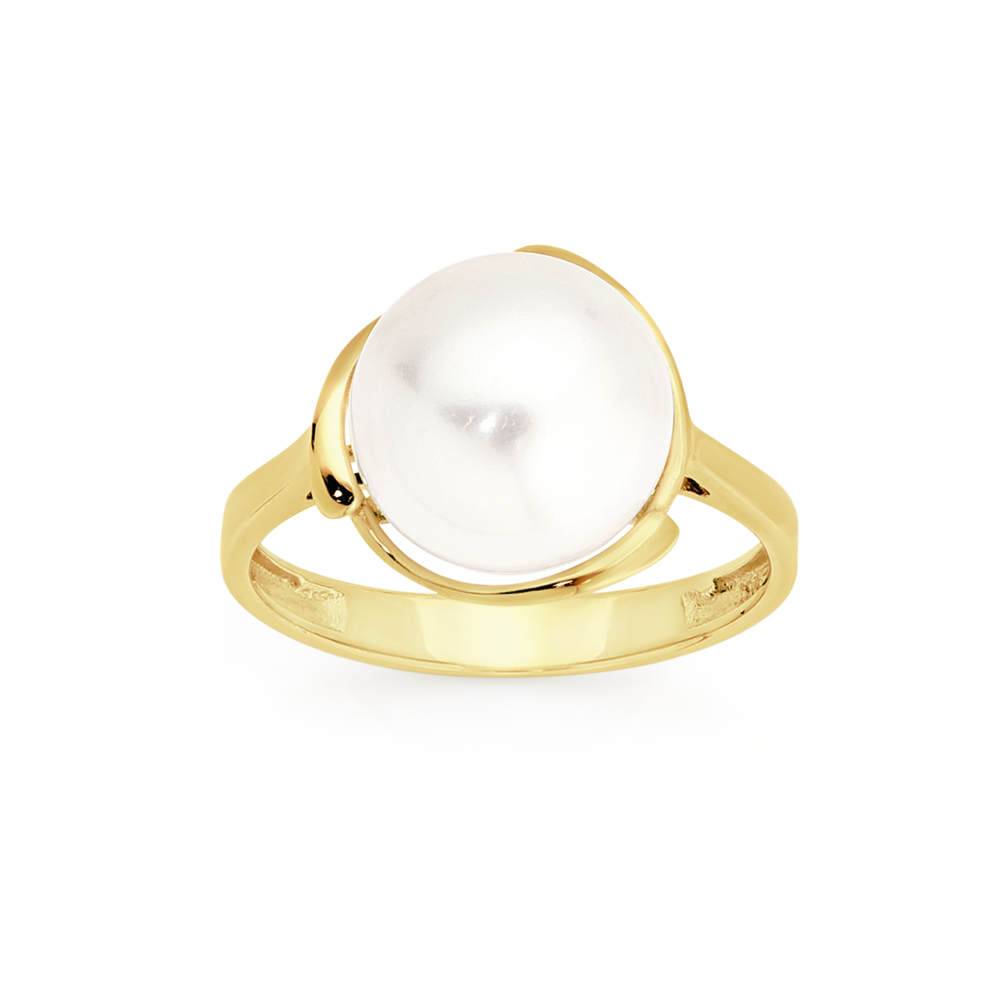 Sukkhi Ravishing Gold Plated CZ Pearl Ring for Women - Sukkhi.com