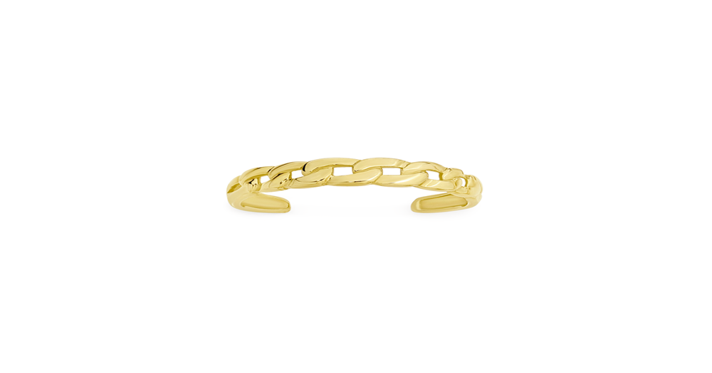 9ct Gold Curb Toe Ring Goldmark (AU)