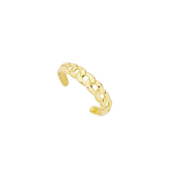 9ct Gold Curb Toe Ring