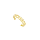 9ct Gold Curb Toe Ring