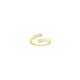 9ct Gold CZ Wrap Toe Ring