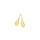 9ct Gold Diamond-cut Bomber Drop Earrings