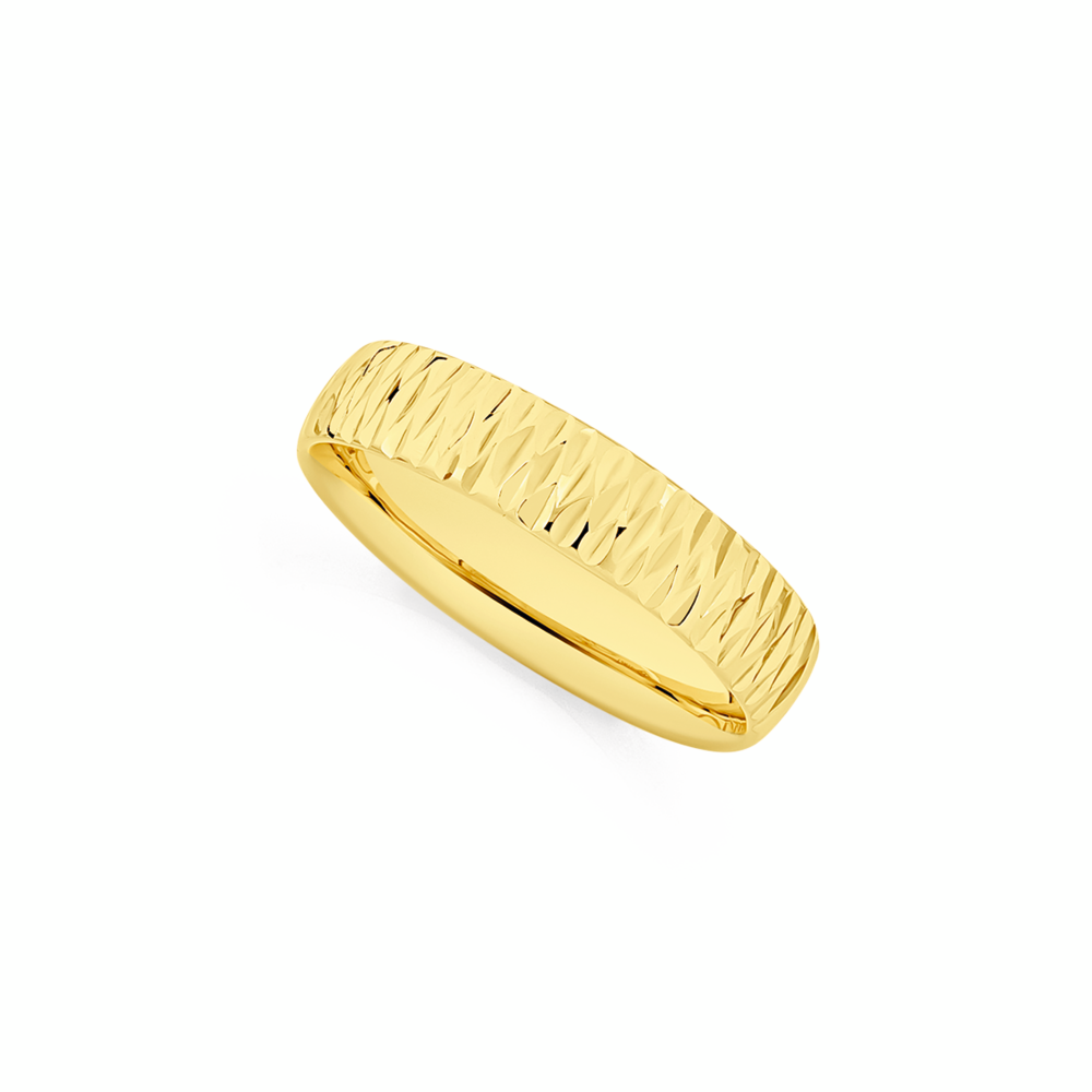 slim fit dress slacks 9ct Gold Dress Ring With Set of 5 Diamonds, Size N. R # 294 – nzgolddealers main image 1