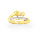 9ct Gold Diamond Dragon Ring