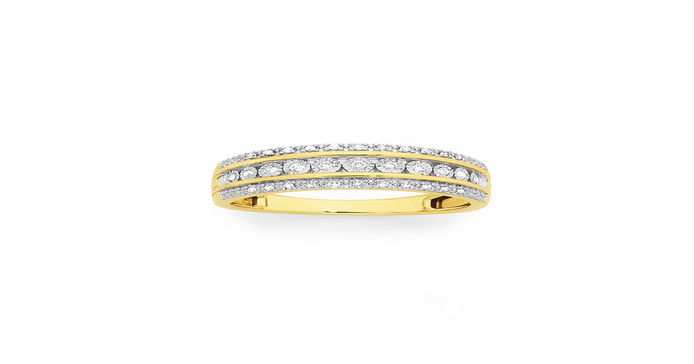 9ct Gold Diamond Dress Ring | Goldmark (AU)