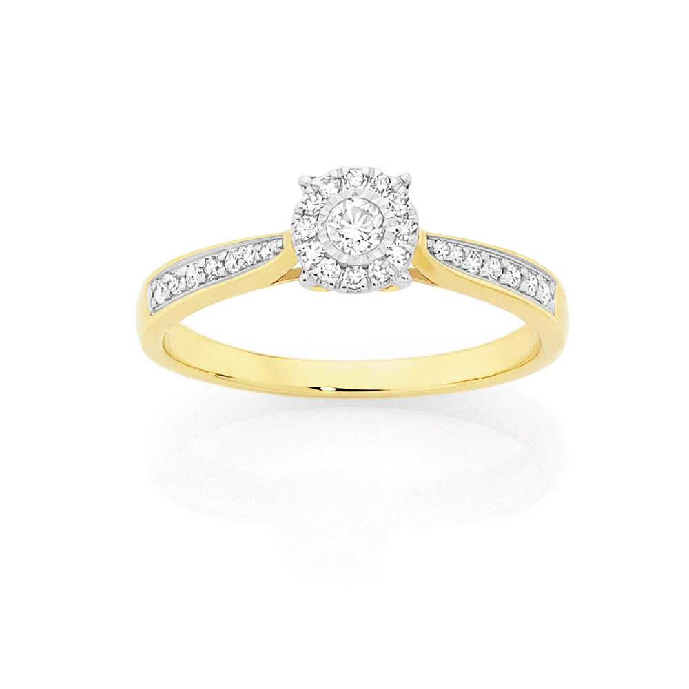 Shop online Designer Gold Plated American Diamond Ring for Girls and Women  – Lady India