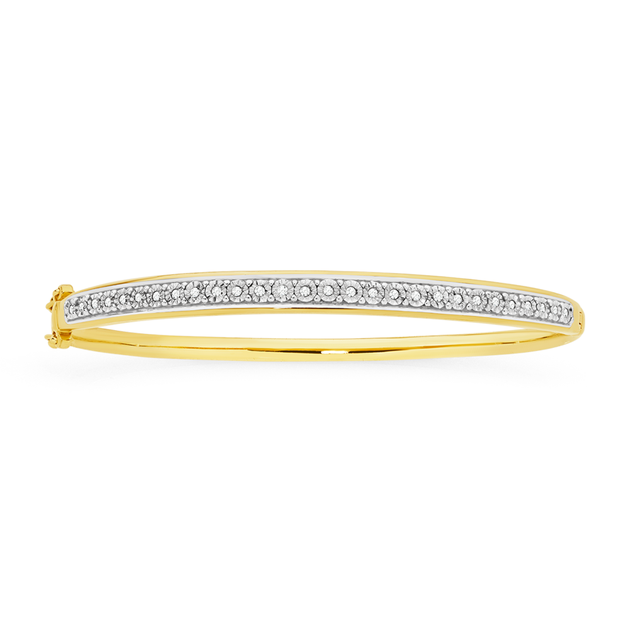 Gold bangle goldmark Clearance