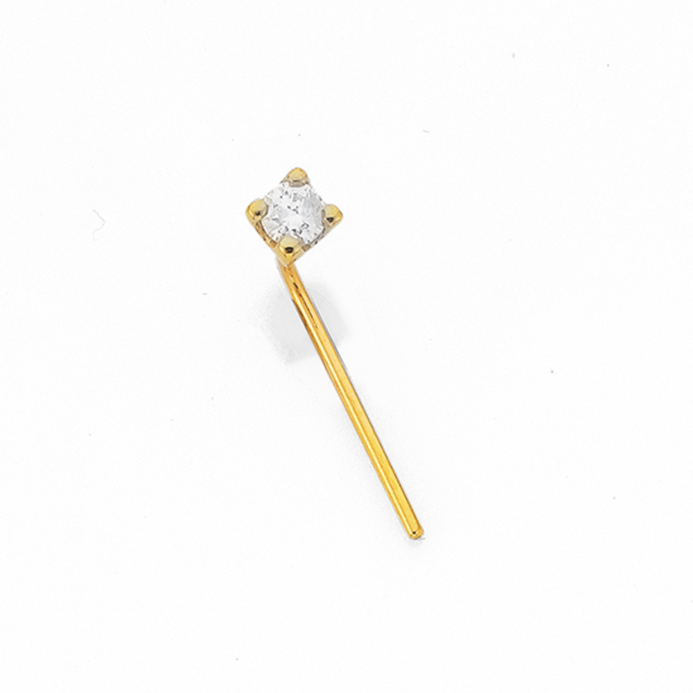 9ct Gold Diamond Nose Stud Goldmark AU