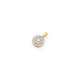 9ct Gold Diamond Round Halo Pendant