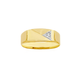 9ct Gold Diamond-set Gents Ring