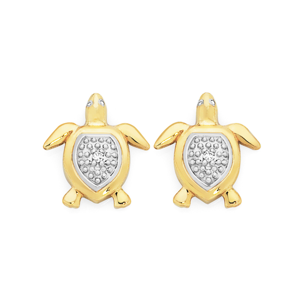 Zales turtle earrings Clearance