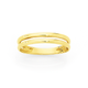 9ct Gold Double Band Stacker Ring