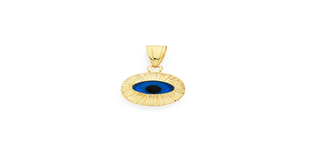 9ct Gold Evil Eye Pendant Goldmark (AU)