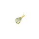 9ct Gold Green Amethyst Pear Pendant