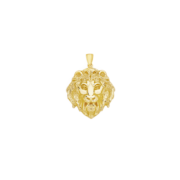 9ct Gold Lion Head Pendant | Goldmark (AU)