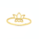 9ct Gold Lotus Flower Ring