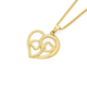 9ct Gold 'Love in Harmony' Heart Pendant