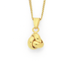 9ct Gold Love Knot Pendant